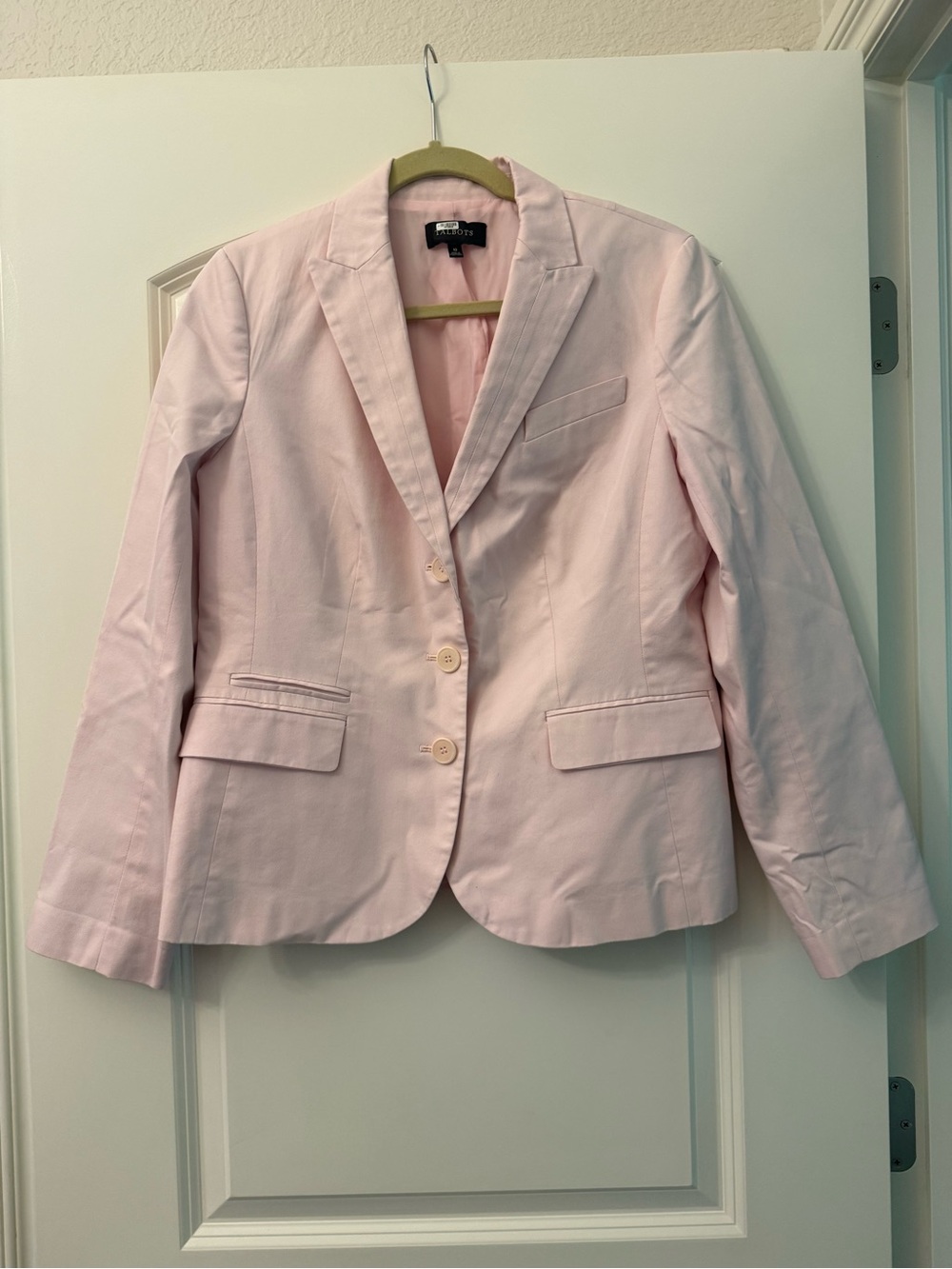 Talbots Light Pink Tailored Blazer